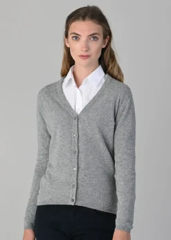 Sale Millie Cashmere Vee Cardigan - Women Knitwear