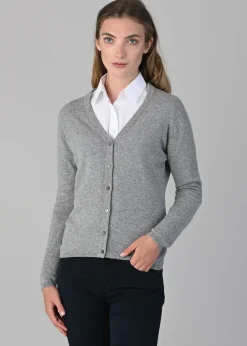 Sale Millie Cashmere Vee Cardigan - Women Knitwear