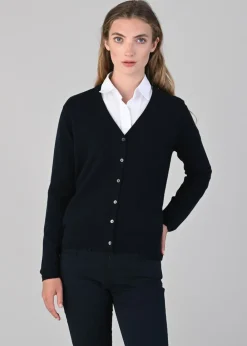 Clearance Millie Cashmere Vee Cardigan - Women Knitwear