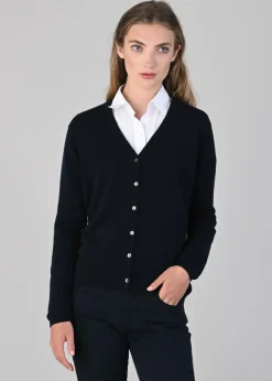 Clearance Millie Cashmere Vee Cardigan - Women Knitwear