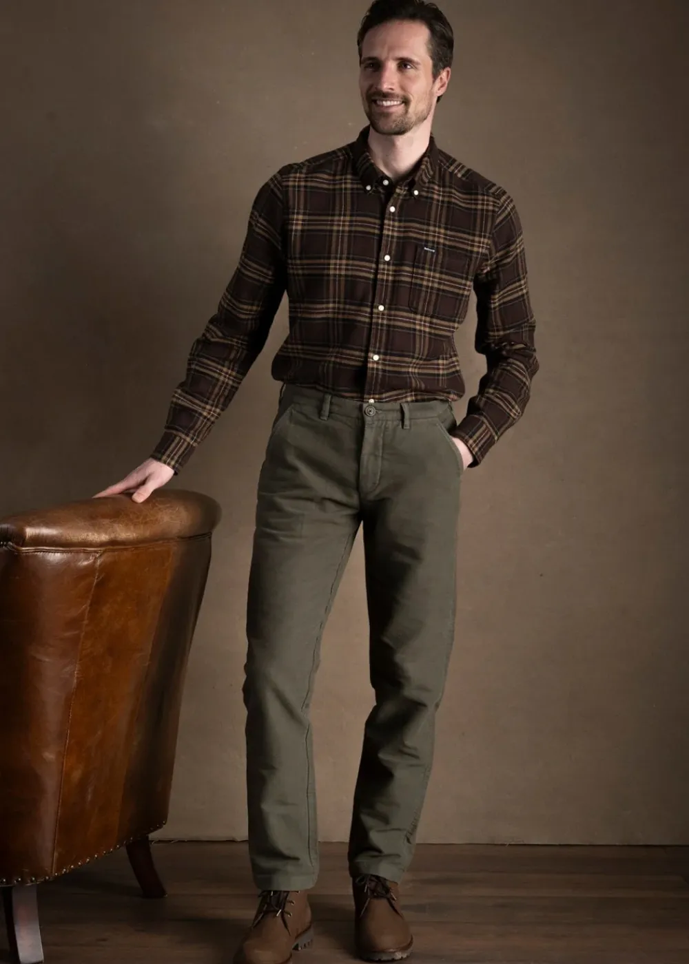 Fashion Moleskin Trousers - Trousers & Jeans