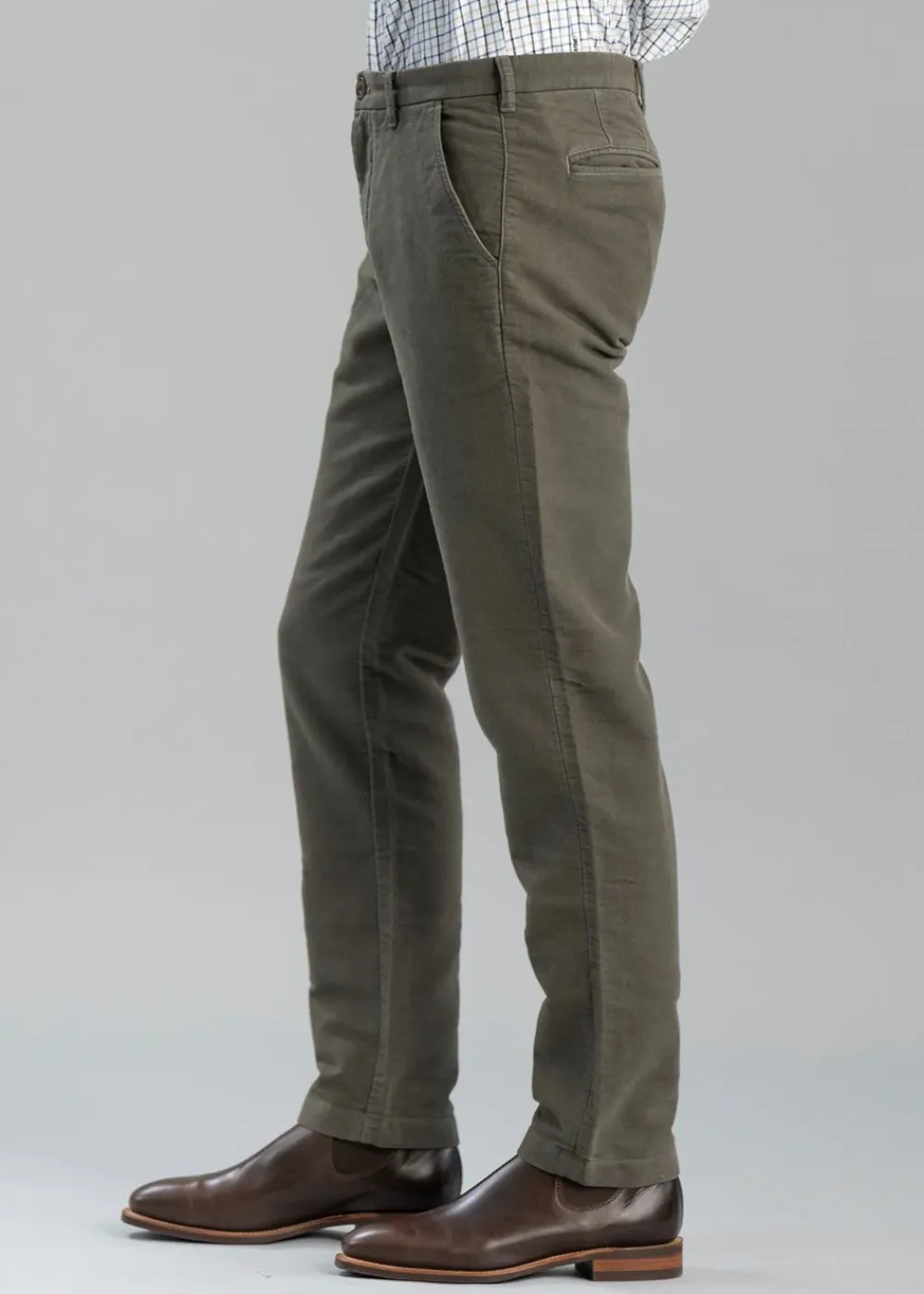 Fashion Moleskin Trousers - Trousers & Jeans