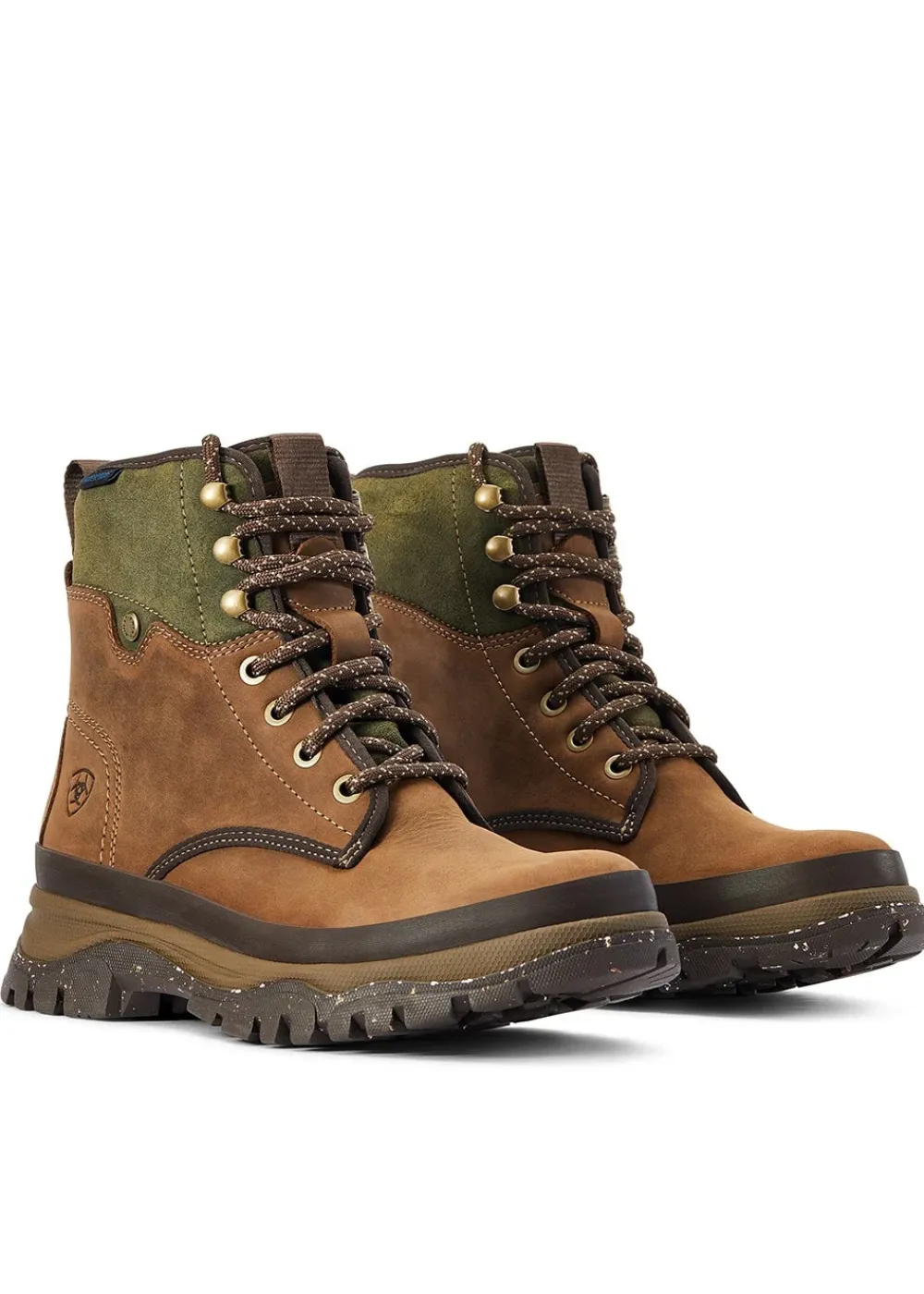 Fashion Moresby H2O Boots - Distressed Brown and Olive Women Boots|Boots