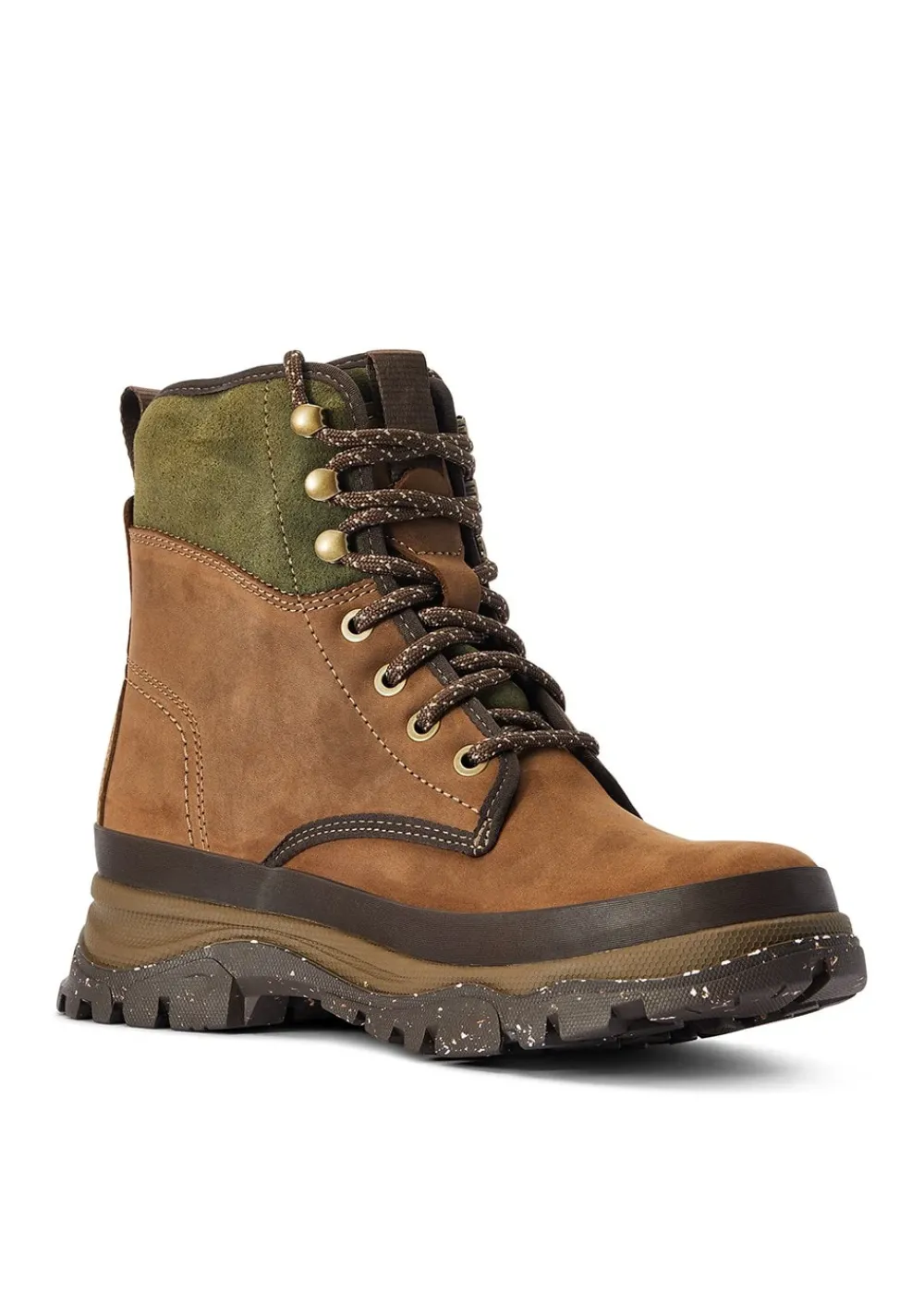 Fashion Moresby H2O Boots - Distressed Brown and Olive Women Boots|Boots