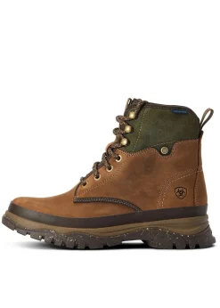 Fashion Moresby H2O Boots - Distressed Brown and Olive Women Boots|Boots