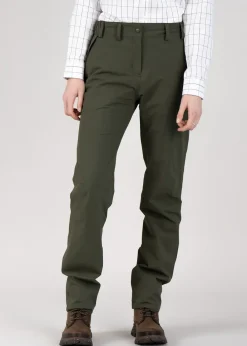 Hot Mucker Active Trousers - Olive Women Trousers & Jeans