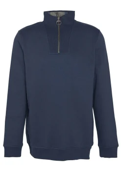 Clearance Nelson Half Zip Sweatshirt - Navy Sweatshirts