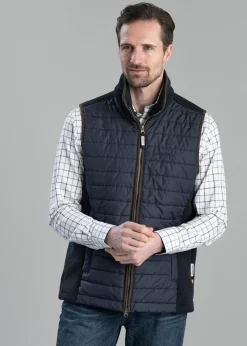Clearance Oakham Hybrid Gilet - Petrol Blue Gilets