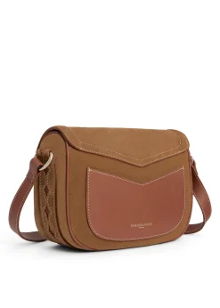 Fashion Ohio Handbag - Tan Suede Women Handbags