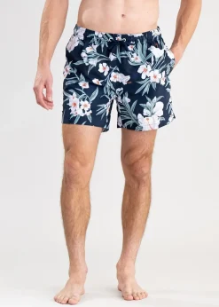 Clearance Oleander Swim Shorts - Evening Blue Shorts