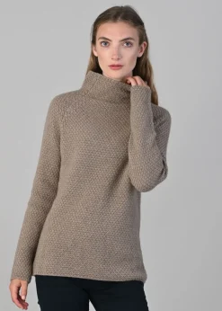 Clearance Olivia Cashmere Funnel Neck - Women Knitwear