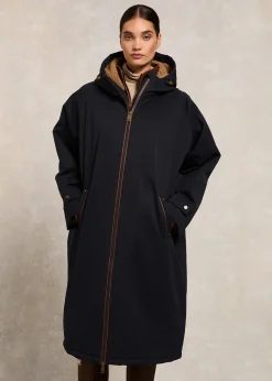 Discount One-Size Waterproof Coat - Ink Women Coats & Jackets