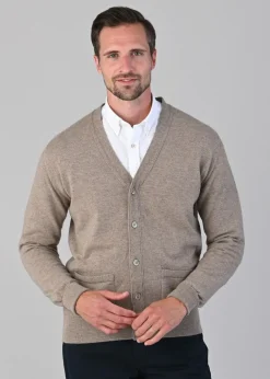 Fashion Oxton 1 Ply Cashmere Cardigan - Knitwear