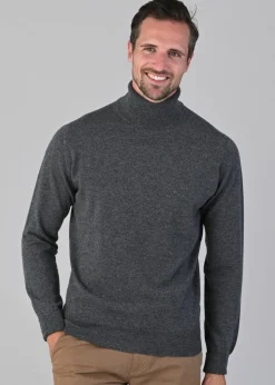 Best Oxton 1 Ply Cashmere Roll Neck - Knitwear