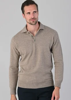 Clearance Oxton 1 Ply Cashmere Sport Shirt - Knitwear