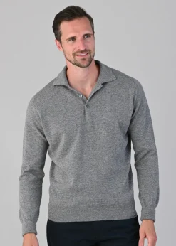 Outlet Oxton 1 Ply Cashmere Sport Shirt - Knitwear