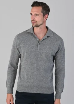 Outlet Oxton 1 Ply Cashmere Sport Shirt - Knitwear
