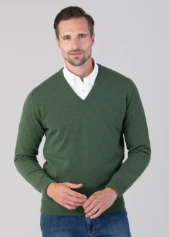 Outlet Oxton 1 Ply Cashmere V-Neck - Knitwear