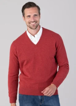 Sale Oxton 1 Ply Cashmere V-Neck - Knitwear