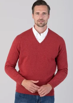 Sale Oxton 1 Ply Cashmere V-Neck - Knitwear