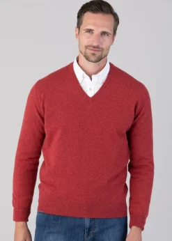 Sale Oxton 1 Ply Cashmere V-Neck - Knitwear