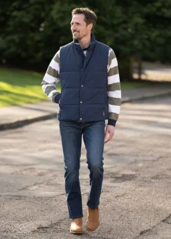 Discount Paddington Vest - Navy Gilets