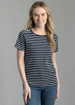 Clearance Padstow Crew Neck T-Shirt - Women Tops