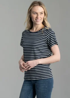 Clearance Padstow Crew Neck T-Shirt - Women Tops