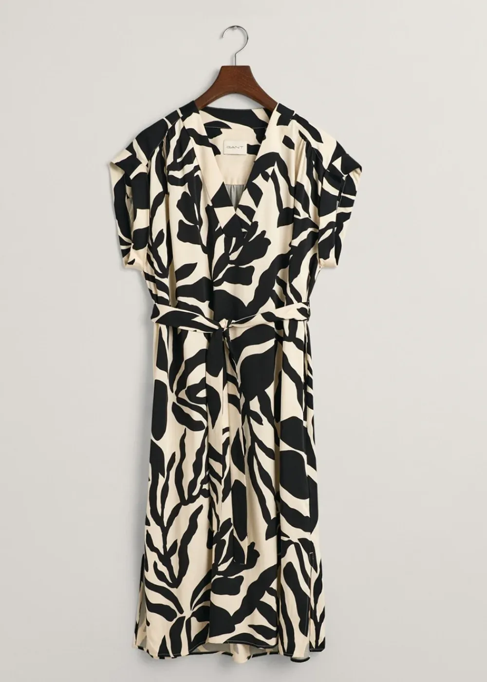 Discount Palm Print Dress - Women Dresses