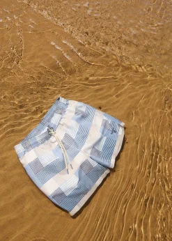 Hot Patch Swim Shorts - Sky Shorts