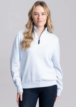 Fashion Polperro Pima 1/4 Zip - Women Knitwear