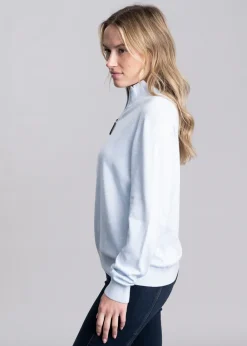 Fashion Polperro Pima 1/4 Zip - Women Knitwear