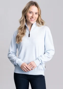 Fashion Polperro Pima 1/4 Zip - Women Knitwear