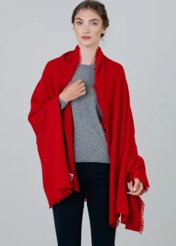 Fashion Poppy Cashmere Wrap - Women Knitwear