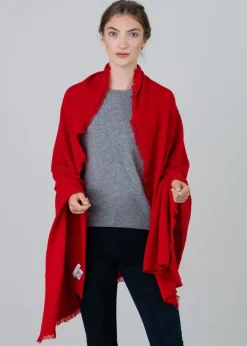 Fashion Poppy Cashmere Wrap - Women Knitwear