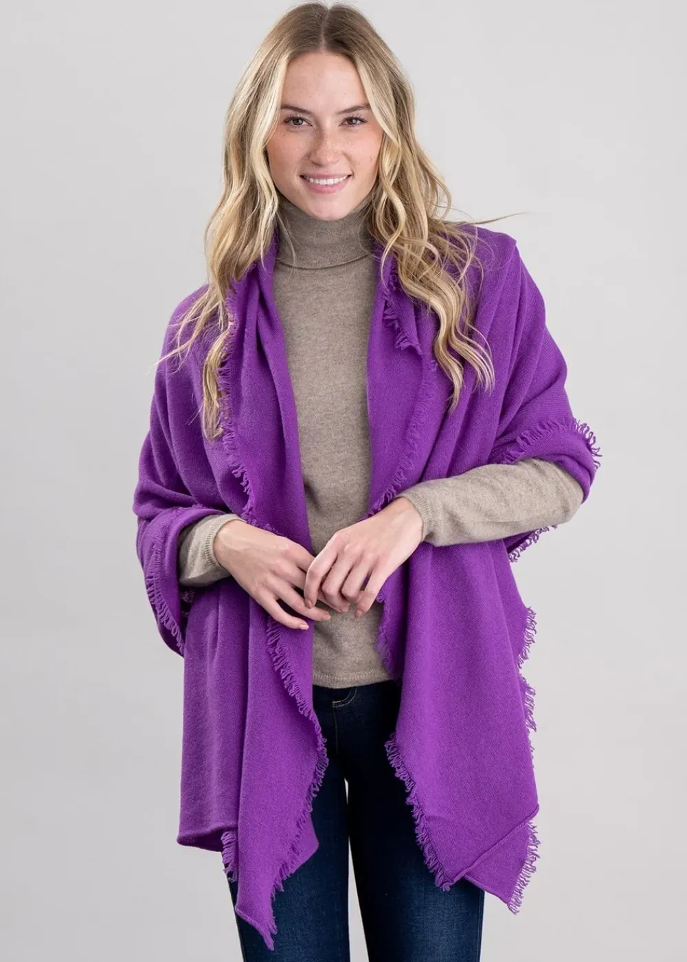 Outlet Poppy Cashmere Wrap - Women Knitwear