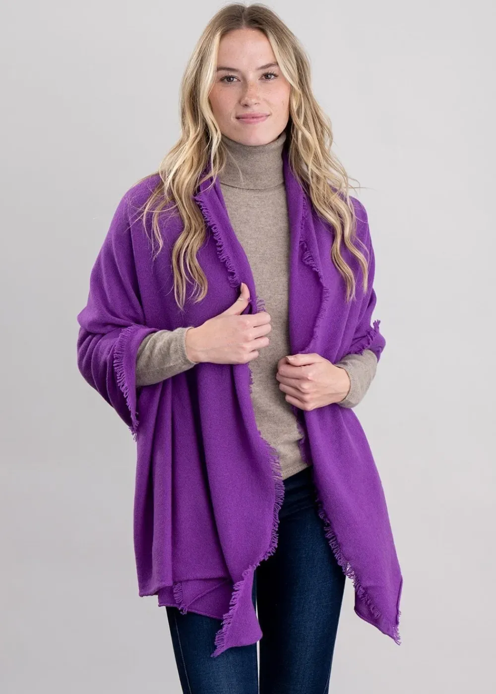 Outlet Poppy Cashmere Wrap - Women Knitwear