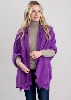 Outlet Poppy Cashmere Wrap - Women Knitwear