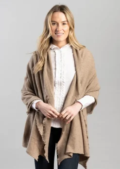 Online Poppy Cashmere Wrap - Women Knitwear