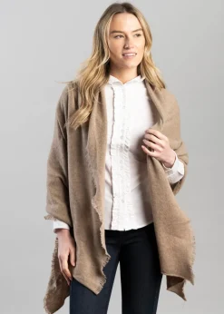 Online Poppy Cashmere Wrap - Women Knitwear