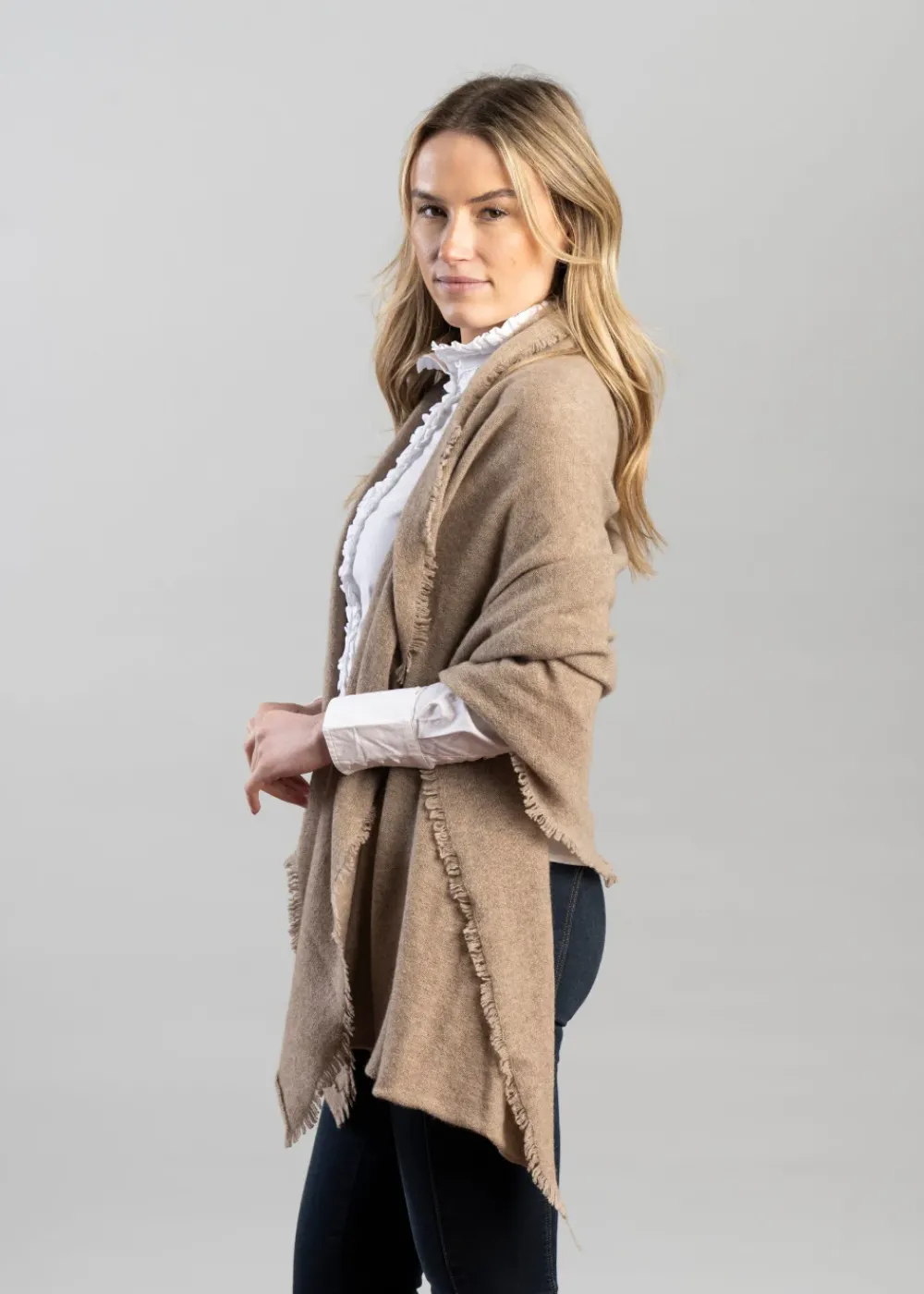 Online Poppy Cashmere Wrap - Women Knitwear