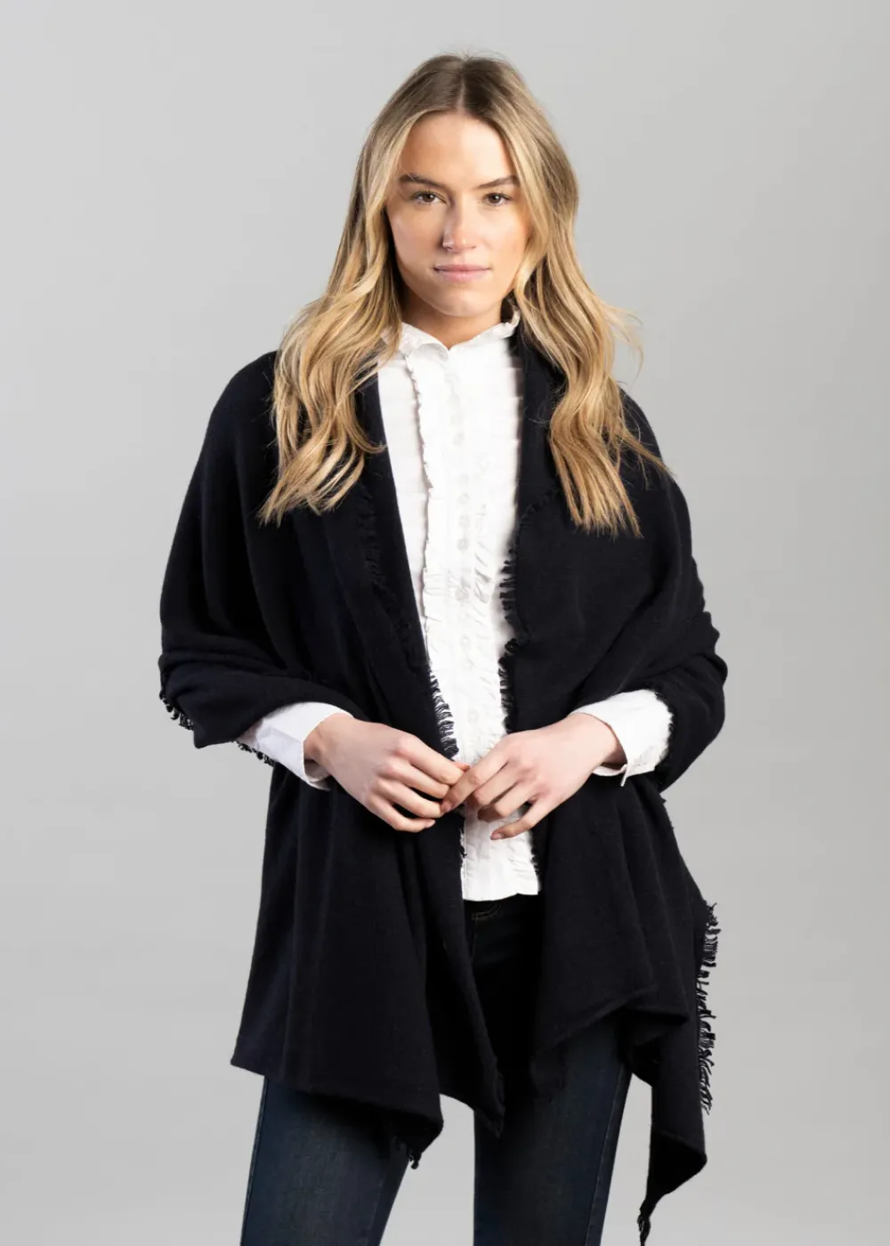 Online Poppy Cashmere Wrap - Women Knitwear