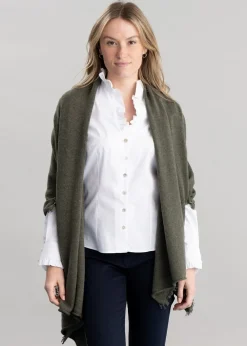 New Poppy Cashmere Wrap - Women Knitwear