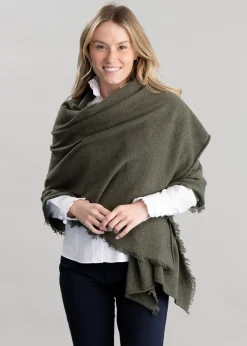 New Poppy Cashmere Wrap - Women Knitwear