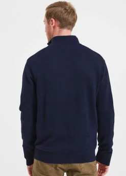 Sale Porthmeor Pima Cotton Quarter Zip - Knitwear