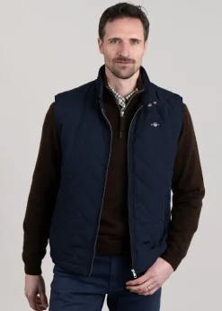 Online Quilted Windcheater Vest - Gilets