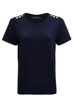 New Relax Fit Crew Neck T-Shirt - Women Tops