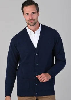 Sale Rob 2 Ply Lambswool Cardigan - Astra Knitwear