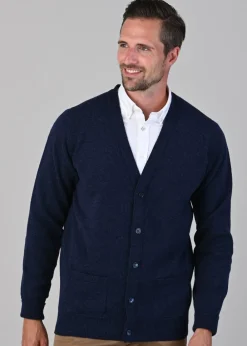 Sale Rob 2 Ply Lambswool Cardigan - Astra Knitwear