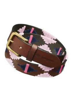 Outlet Rosa 1.5" Polo Belt - Navy and Pink Women Belts & Buckles|Belts